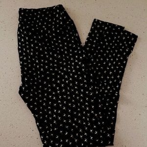 NWOT LuLaRoe OS flamingo leggings